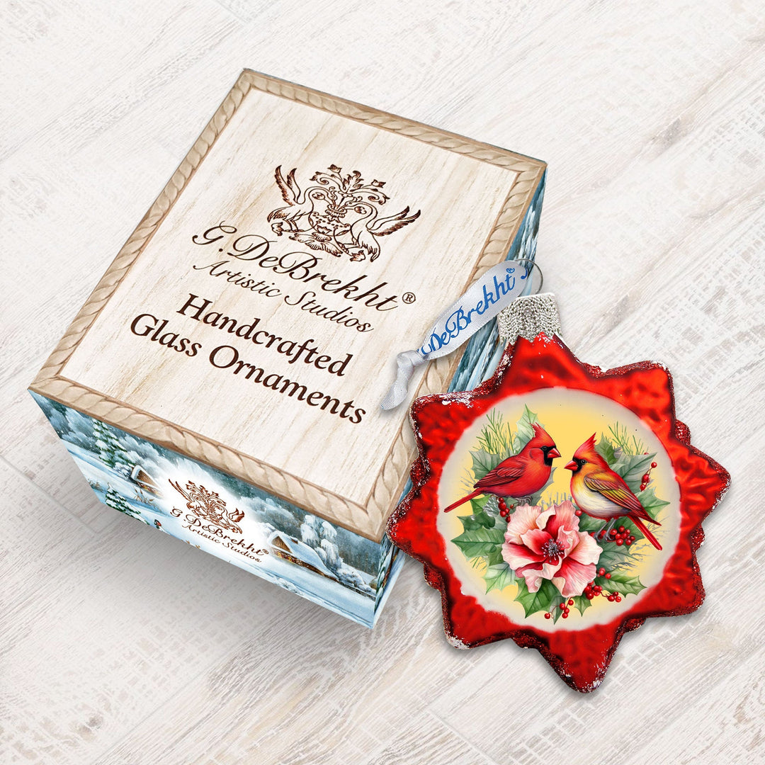 Christmas Wreath Mercury Glass Ornaments by G. Debrekht - Christmas Decor - 776029-3