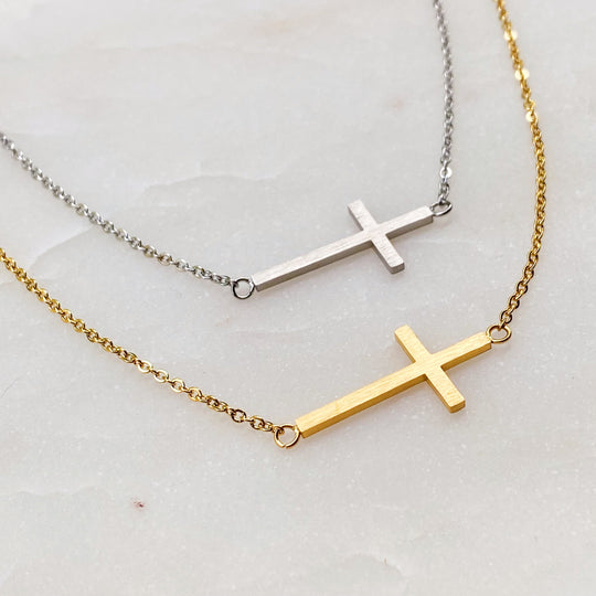 Kayla Cross Necklace-0