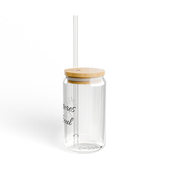 He Restores My Soul, Glass Tumbler - 16oz
