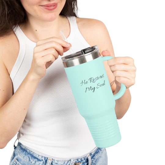 He Restores My Soul Insulated Travel Mug - 40oz