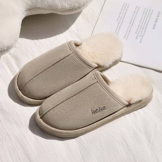 Indoor Warm Plush Cotton Slippers