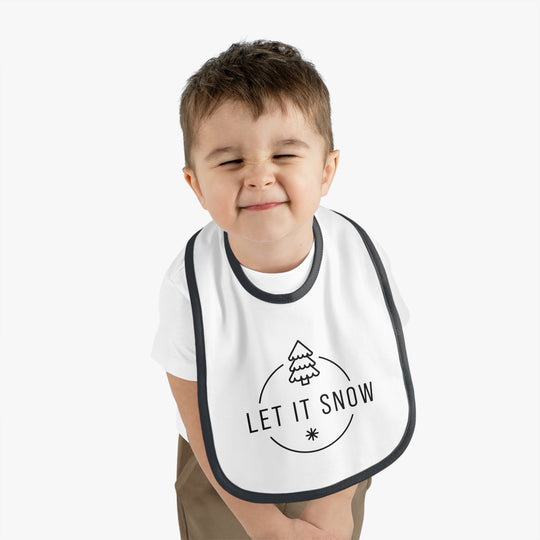 Let It Snow Christmas Bib
