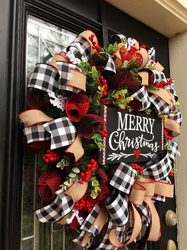 Farmhouse Christmas Wreath