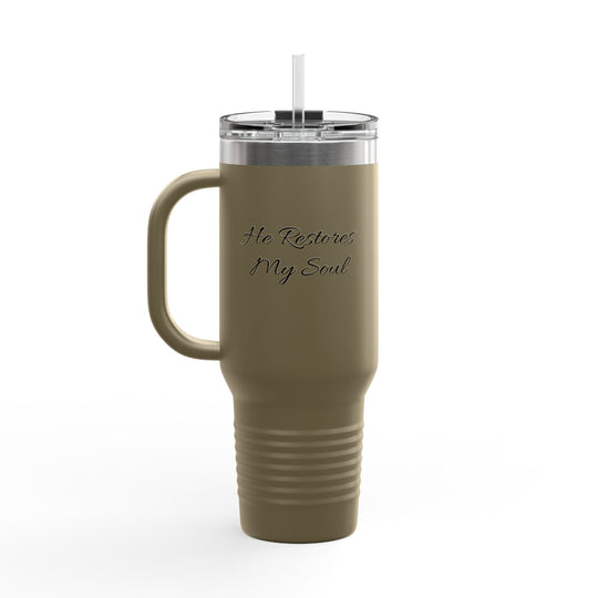 He Restores My Soul Insulated Travel Mug - 40oz