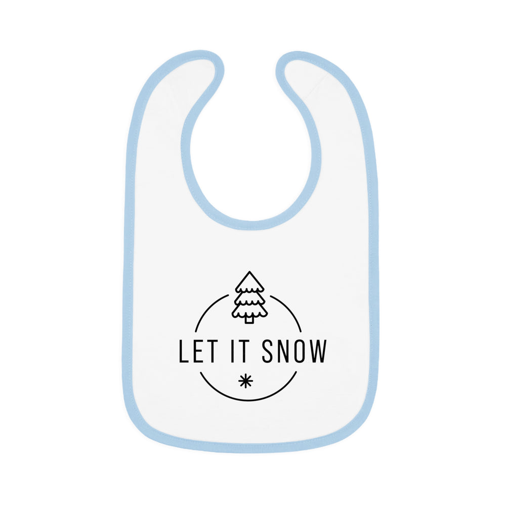 Let It Snow Christmas Bib