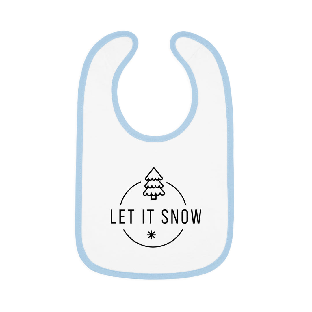 Let It Snow Christmas Bib