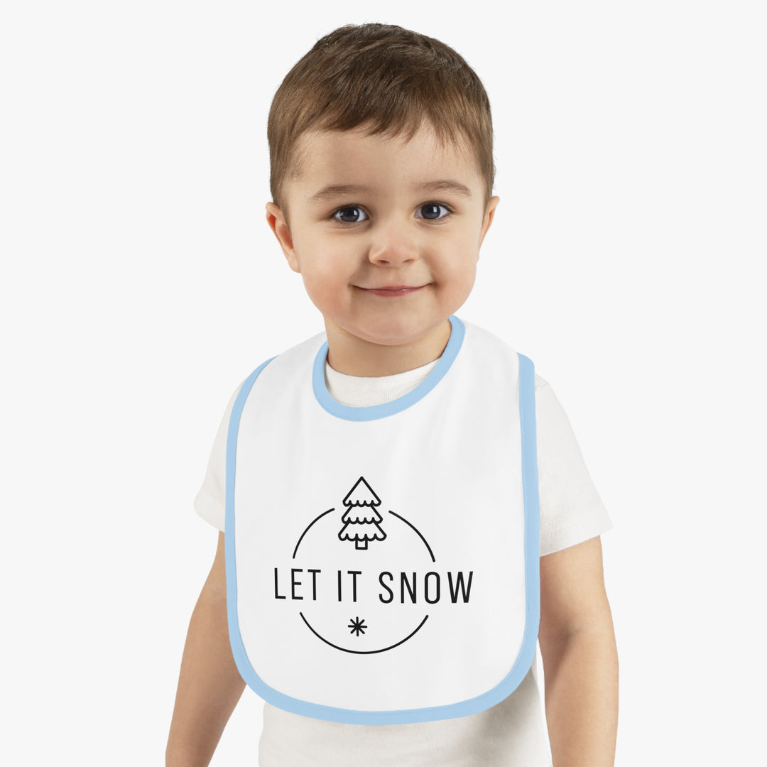 Let It Snow Christmas Bib