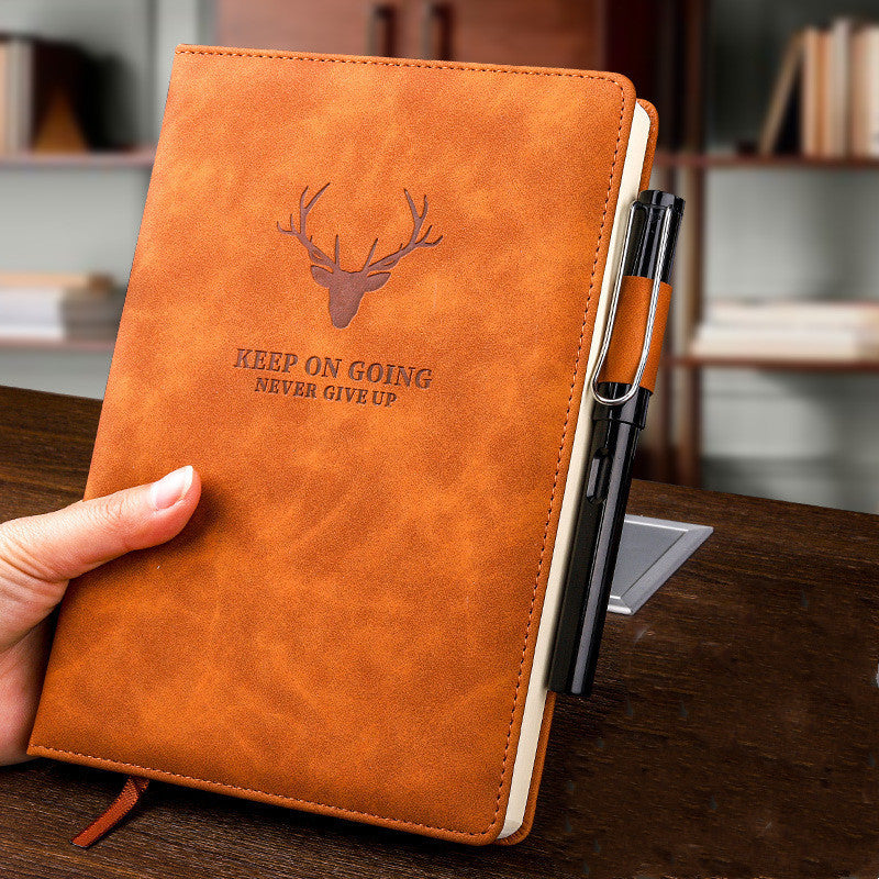 Keep On Going Journal with Pen slot - Imitation Leather
