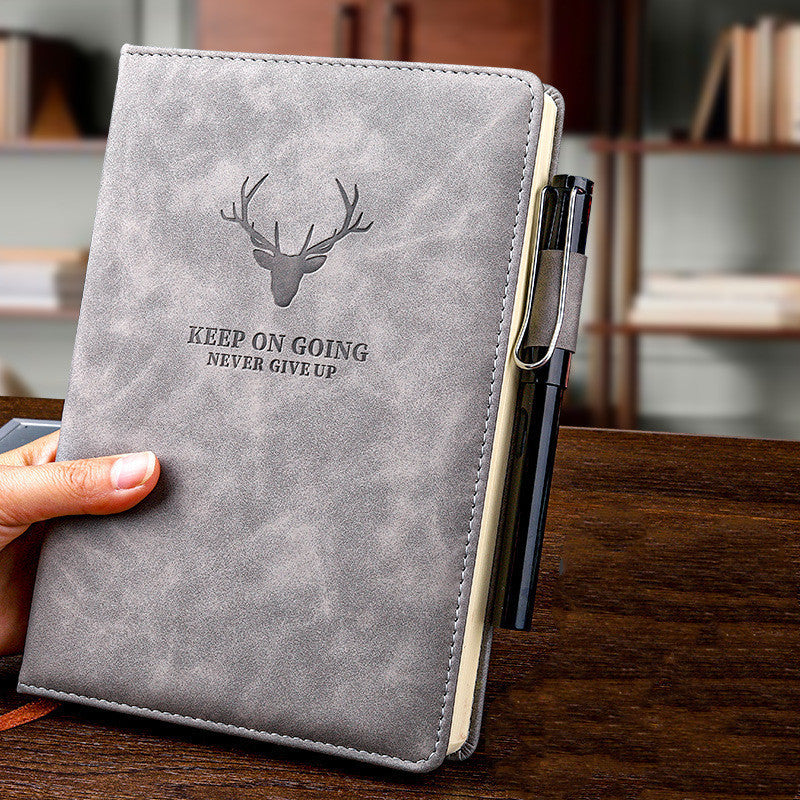 Keep On Going Journal with Pen slot - Imitation Leather