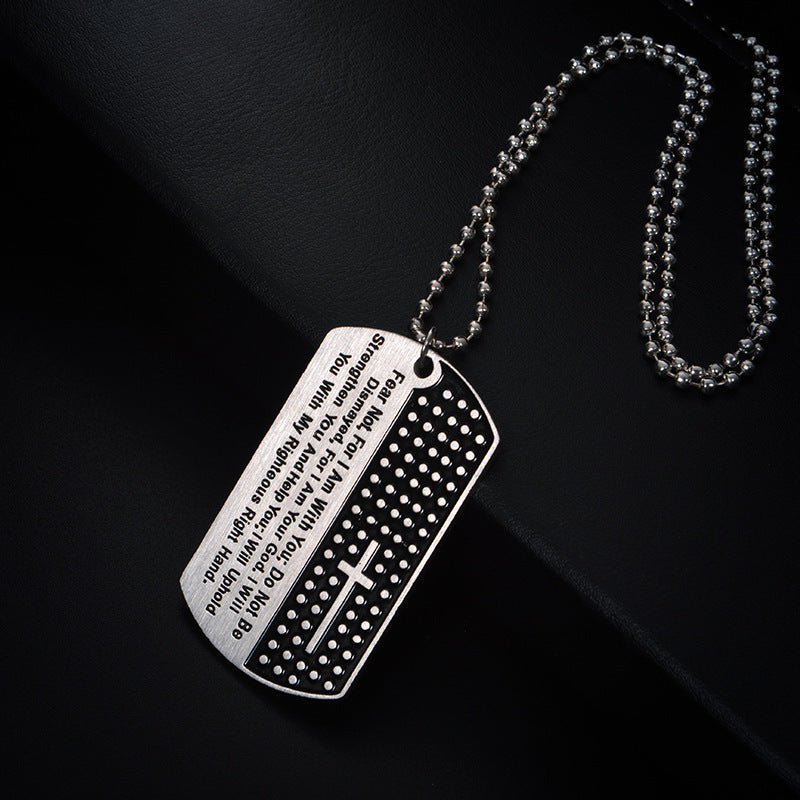 Stainless Steel Dog Tag Necklace