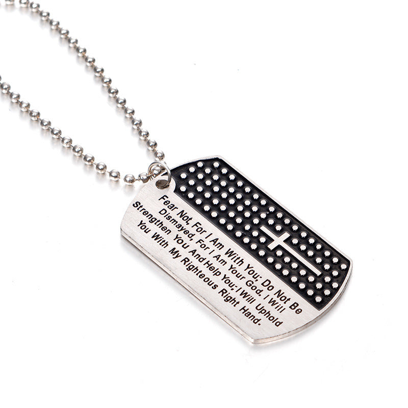 Stainless Steel Dog Tag Necklace