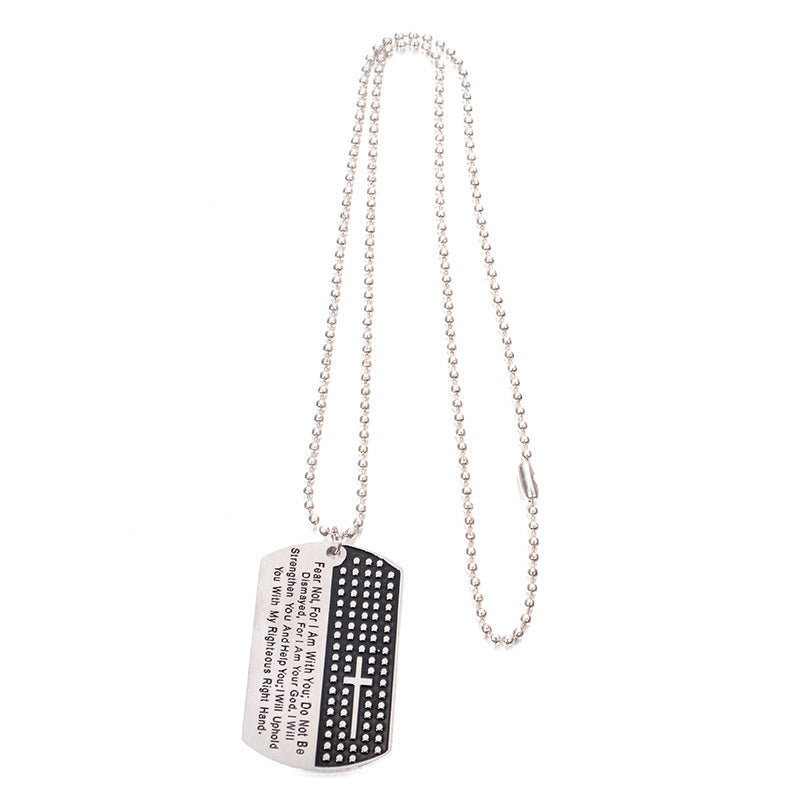 Stainless Steel Dog Tag Necklace