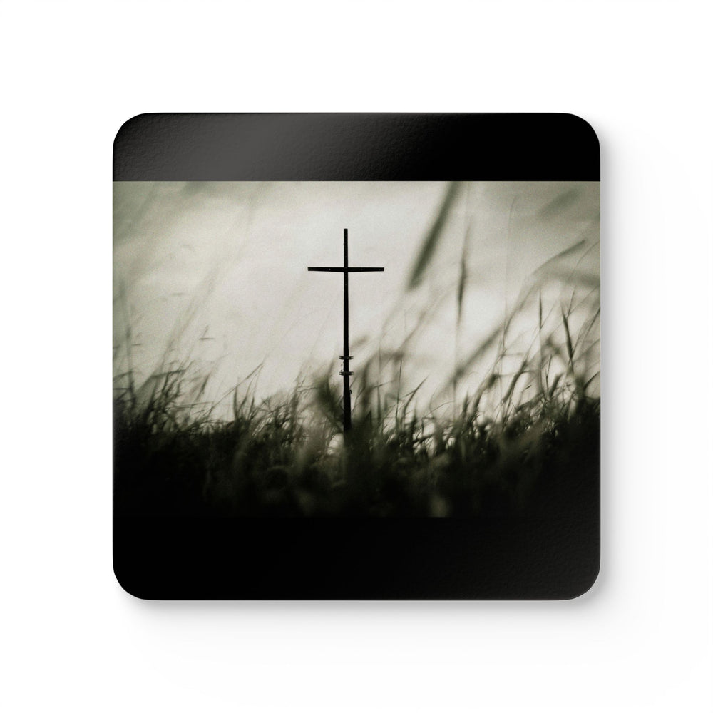 Coaster Set with Cross Design