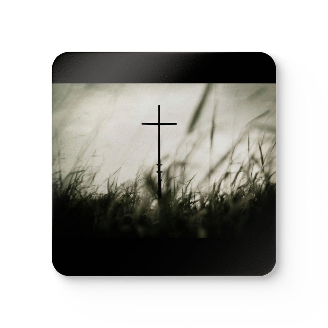 Coaster Set with Cross Design
