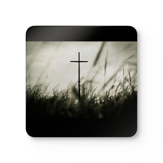 Coaster Set with Cross Design