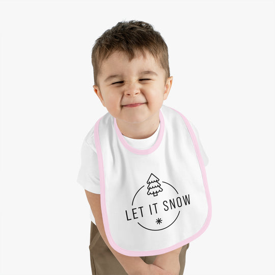 Let It Snow Christmas Bib