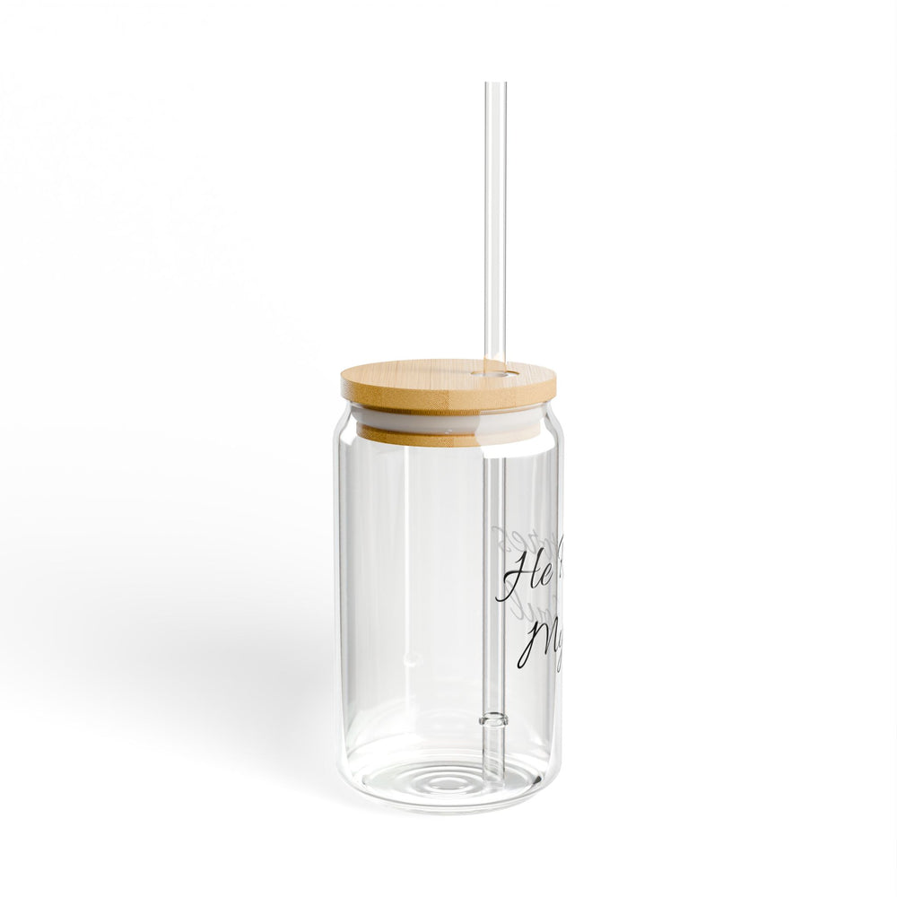 He Restores My Soul, Glass Tumbler - 16oz
