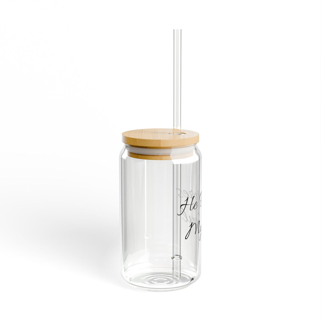 He Restores My Soul, Glass Tumbler - 16oz
