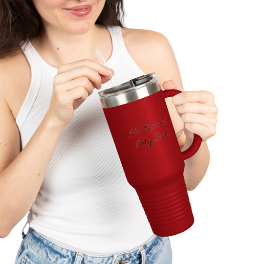 He Restores My Soul Insulated Travel Mug - 40oz