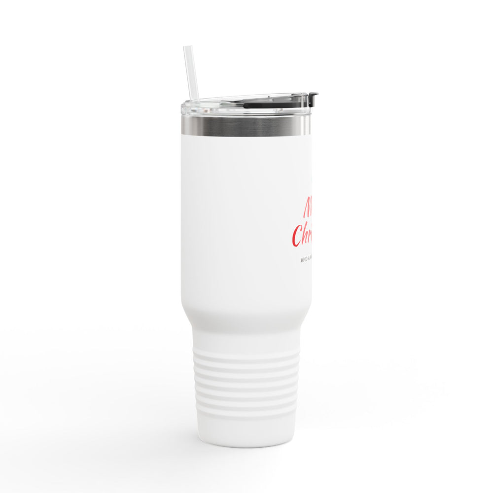 Merry Christmas Travel Mug - 40oz Insulated Mug