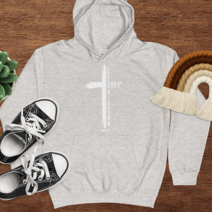 Christian Cross Hooded Sweatshirt
