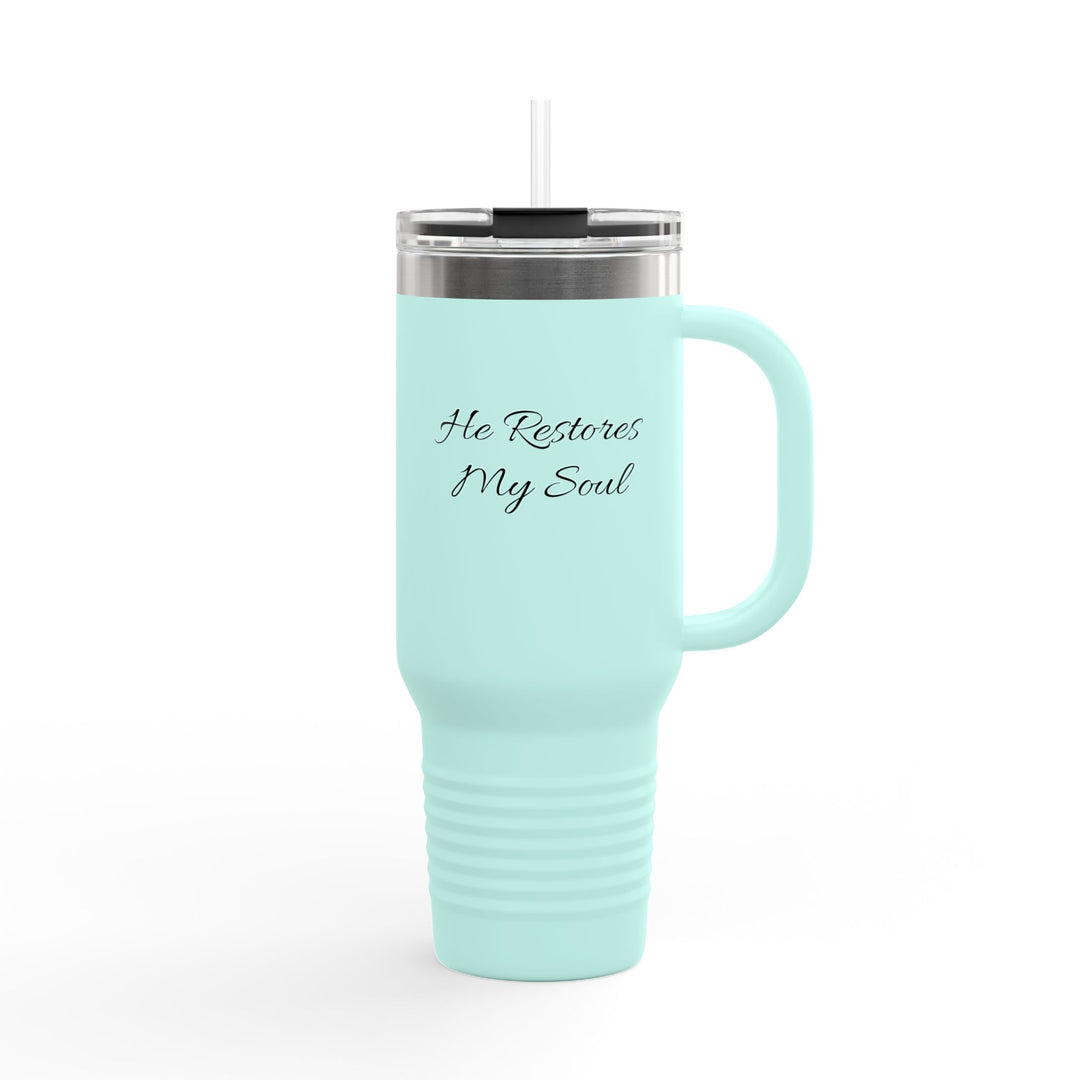 He Restores My Soul Insulated Travel Mug - 40oz