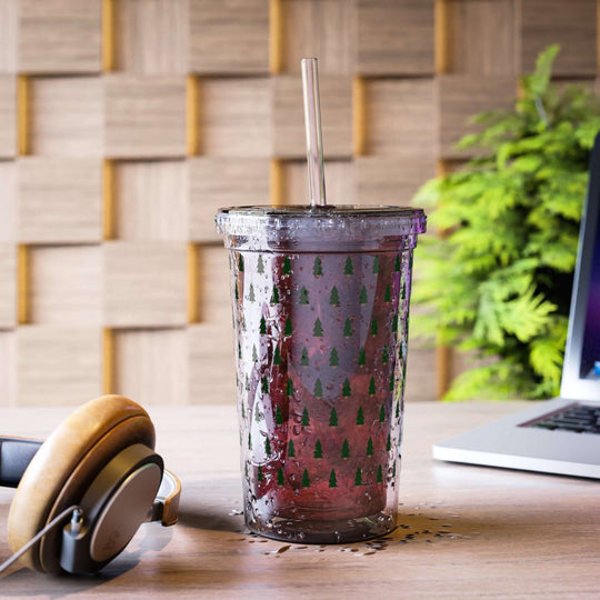 Christmas Tree Acrylic Cup