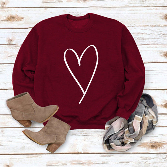 Valentine's Day Crew Neck Sweatshirt