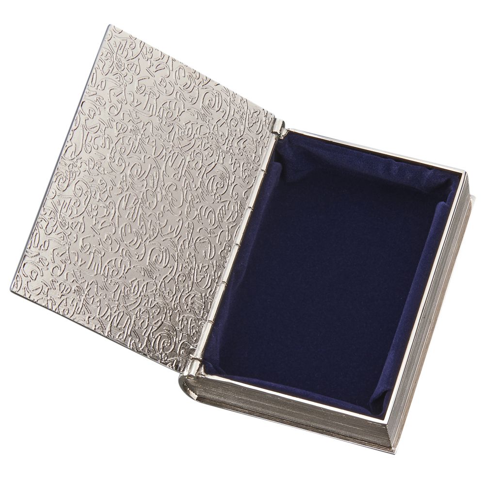 Book Shaped Box With Cross On Cover-2