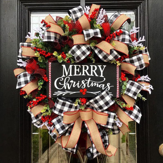 Farmhouse Christmas Wreath
