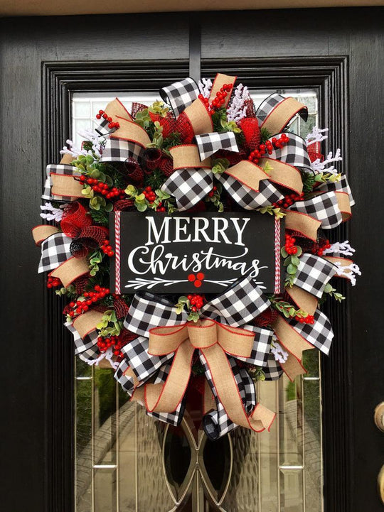 Farmhouse Christmas Wreath