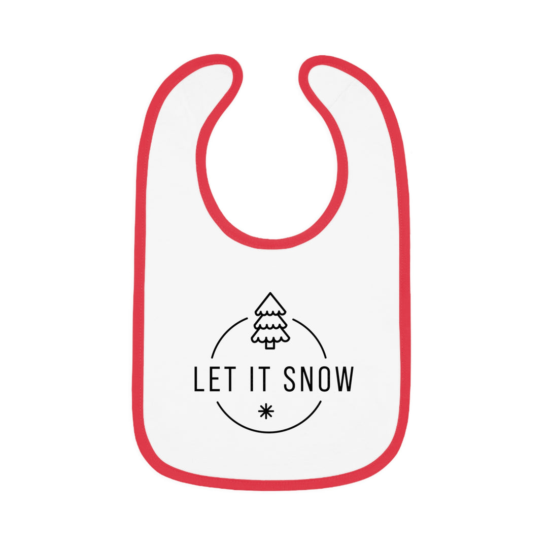 Let It Snow Christmas Bib