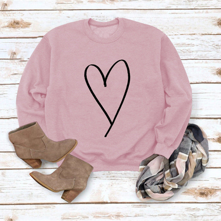 Valentine's Day Crew Neck Sweatshirt