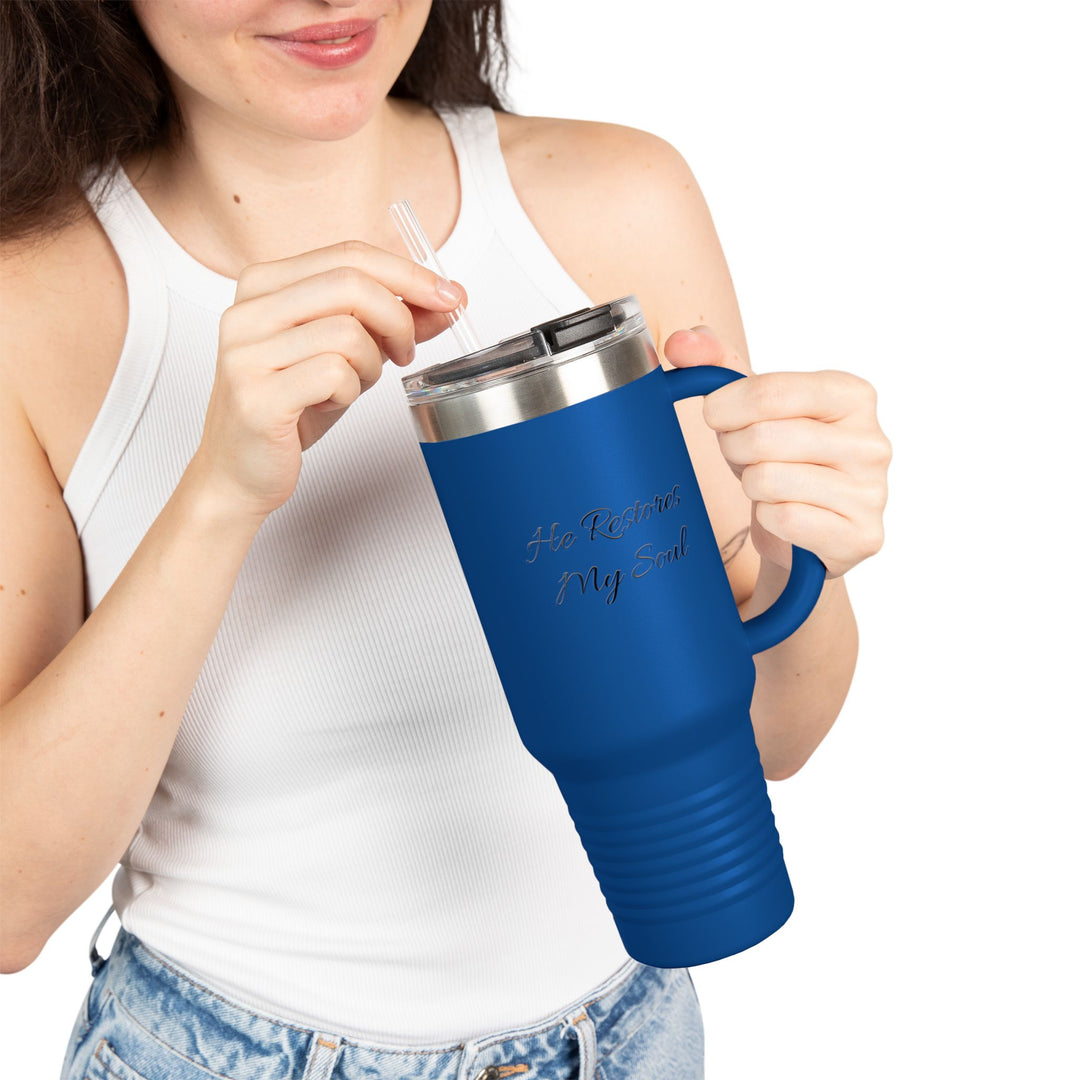 He Restores My Soul Insulated Travel Mug - 40oz