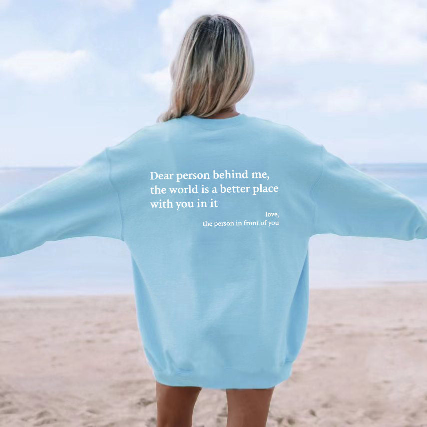 You Are Enough Women's Fleece-lined Crew Neck Sweatshirt