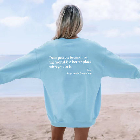 You Are Enough Women's Fleece-lined Crew Neck Sweatshirt