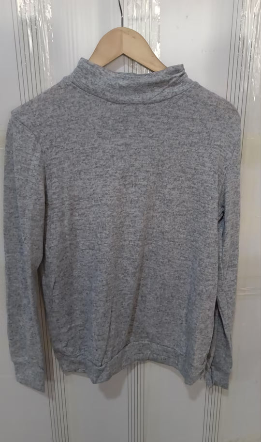 Long Sleeve Pullover Fall And Winter Solid Color Sweater