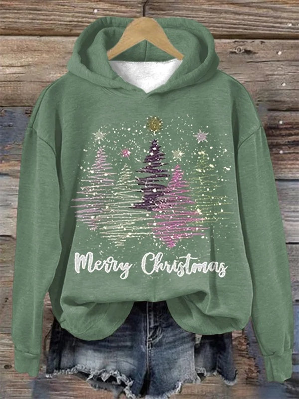 Five Christmas Trees Sweatshirt