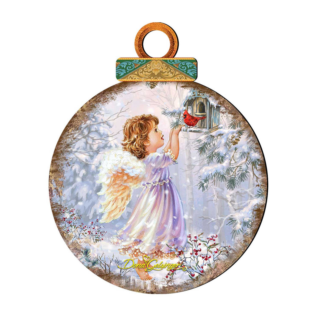 Little Christmas Joy Christmas Door Decor by D. Gelsinger - Christmas Santa Snowman Decor - 8121118H-1622-4