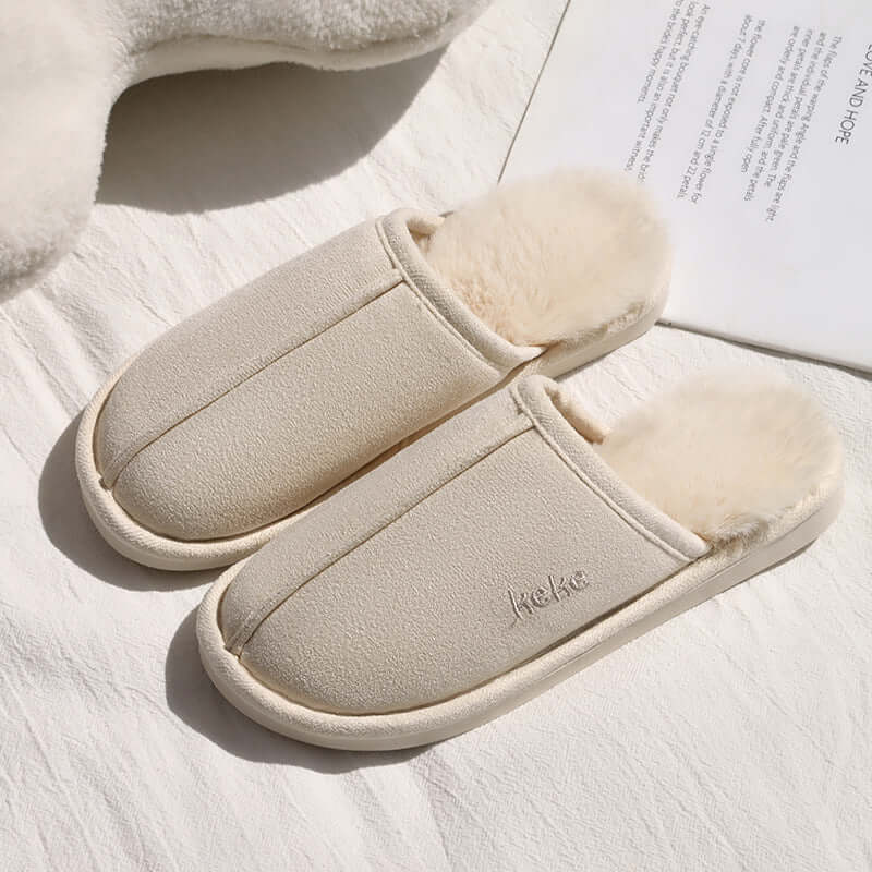 Indoor Warm Plush Cotton Slippers