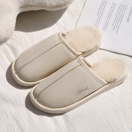 Indoor Warm Plush Cotton Slippers