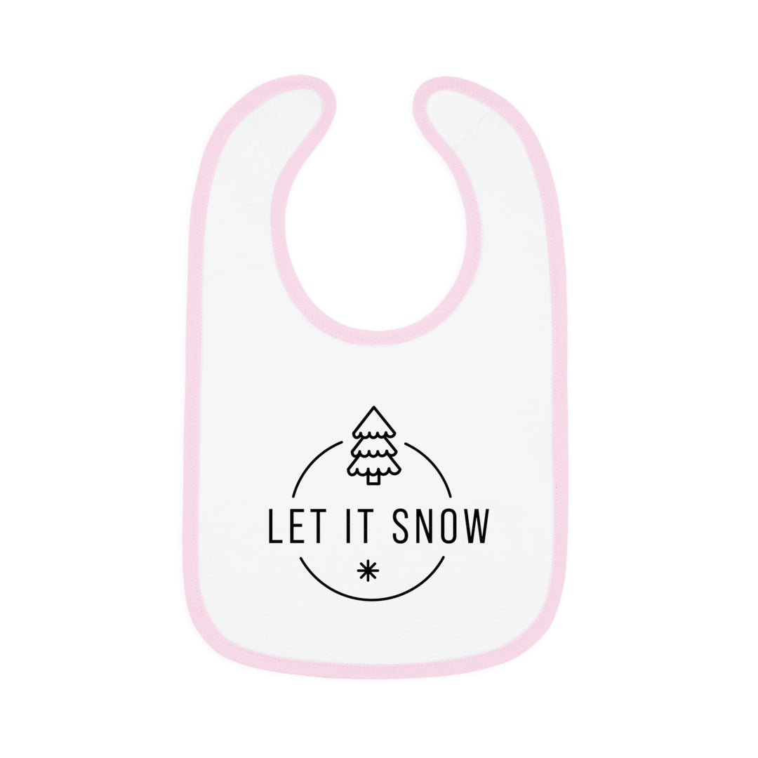 Let It Snow Christmas Bib