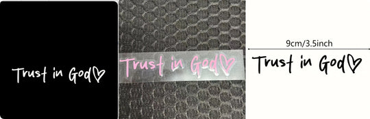 Trust in God Car Letter Sticker