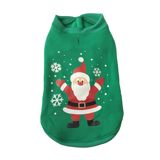 Simple Winter Christmas Pet Clothes