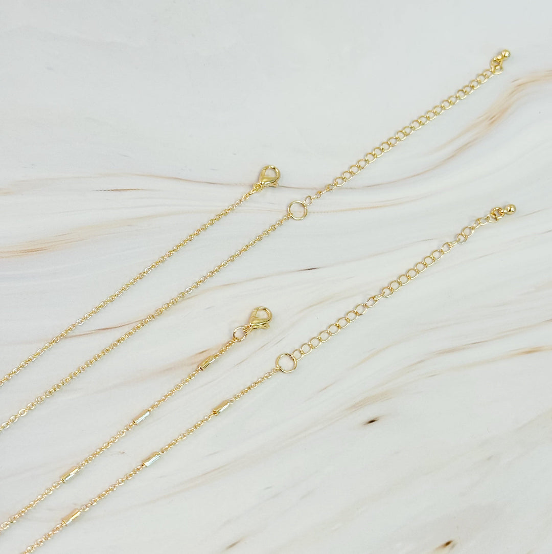 Pretty Chain Cross Necklace Set Of 2-4