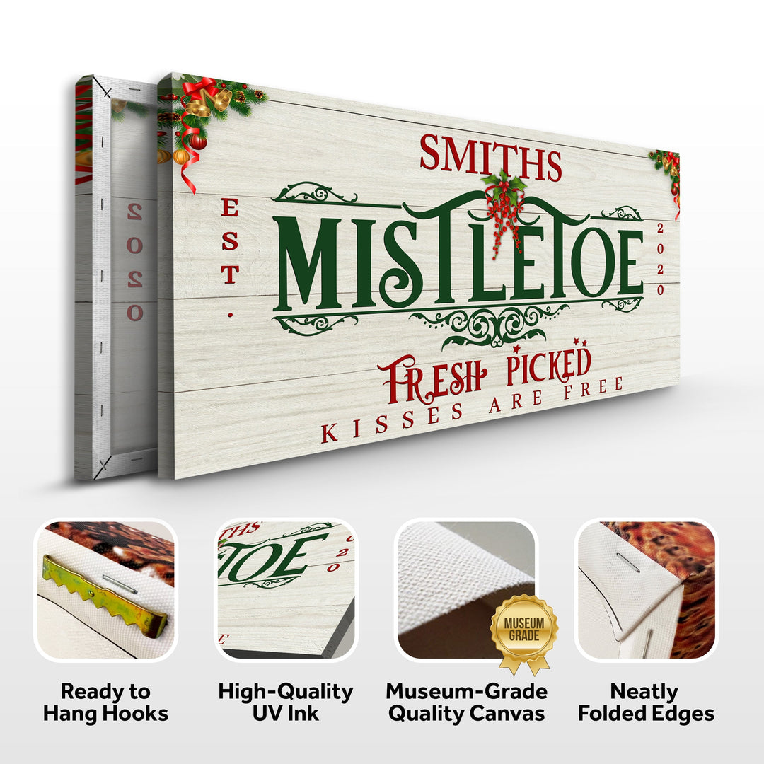 Mistletoe Christmas Sign-3