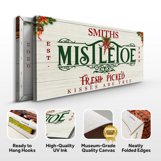 Mistletoe Christmas Sign-3