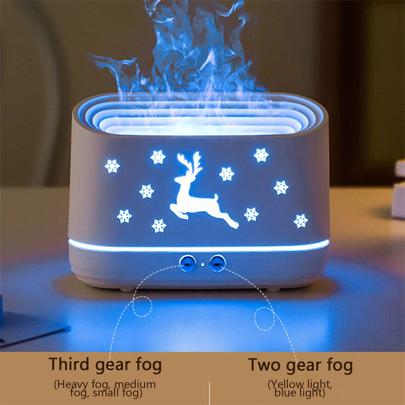 Reindeer Flame Humidifier Diffuser