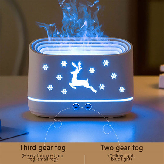 Reindeer Flame Humidifier Diffuser