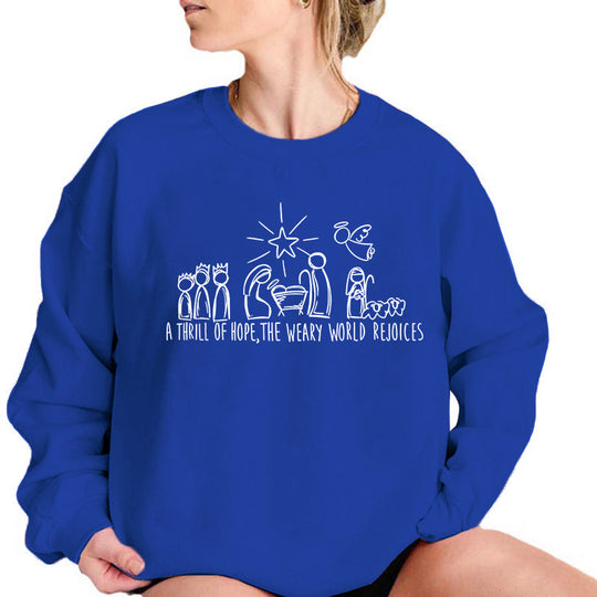 Christmas Nativity Scene Sweatshirt